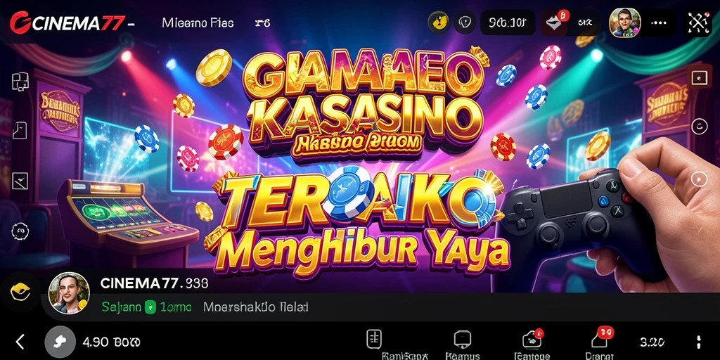 Screenshot menunjukkan tampilan gameplay Kasino yang menarik dan interaktif.