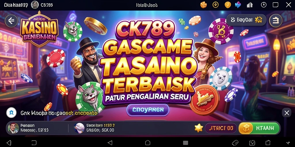 Tampilan screenshot utama CK789 menampilkan pengalaman bermain kasino yang seru.