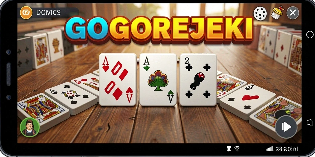 Tampilan gameplay GOGOREJEKI yang seru dan kompetitif.