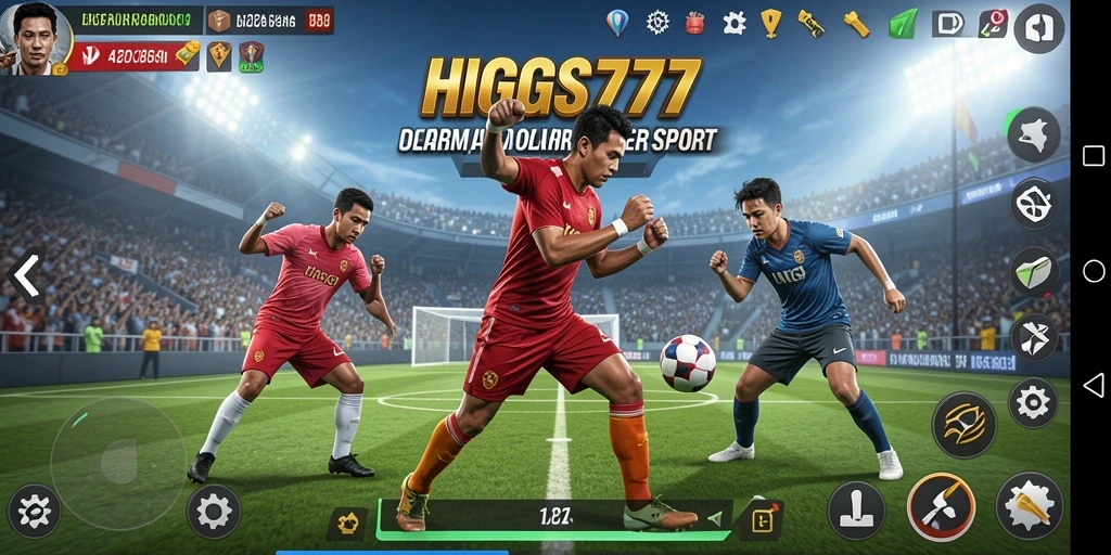 Tampilan gameplay HIGGS777 yang seru dan menantang dalam olahraga.