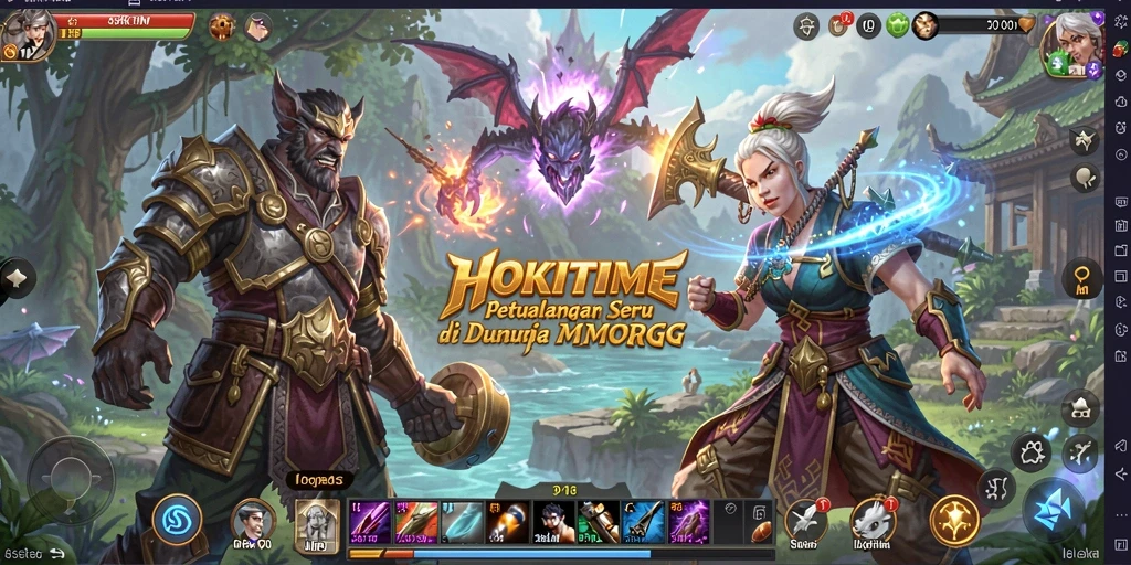 Tampilan utama gameplay HOKITIME yang seru dan penuh aksi.