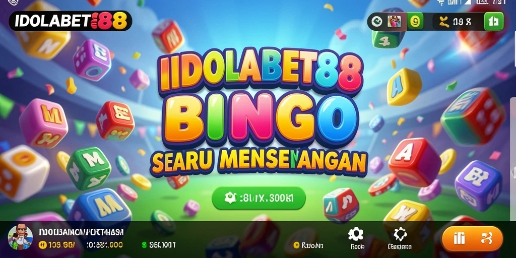 Tampilan gameplay Bingo yang seru dan menarik di IDOLABET88.