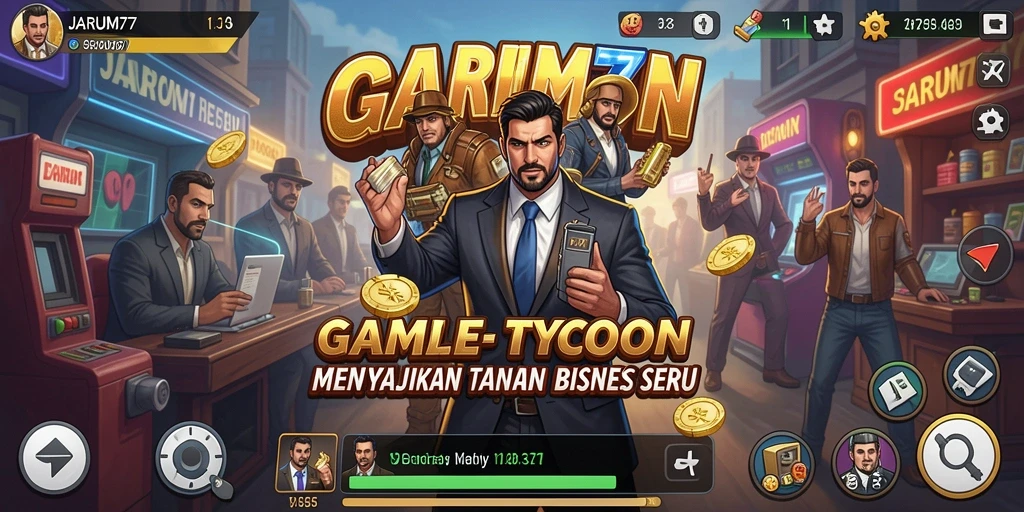 Tampilan gameplay seru dalam JARUM77 yang menantang para pemain.