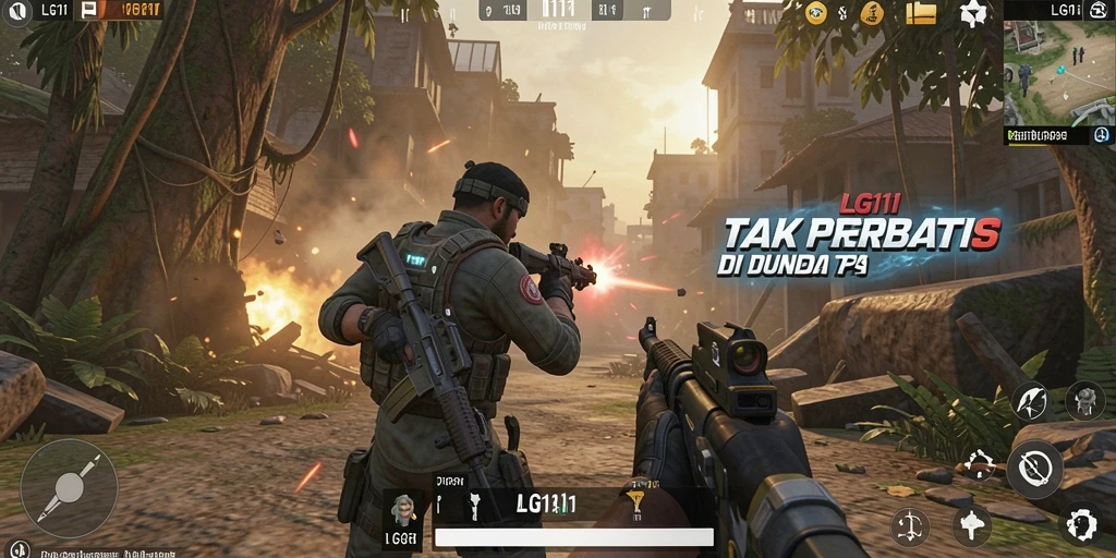Menampilkan aksi mendebarkan dalam gameplay TPS LG111.