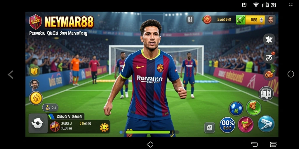 Screenshot gameplay QiuQiu yang menarik dari NEYMAR88.