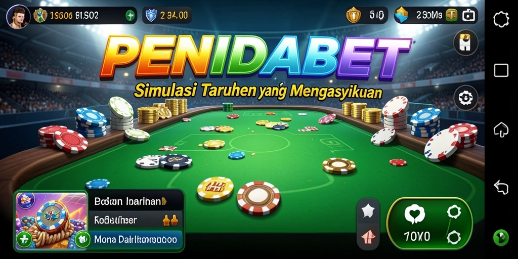 Tampilan utama gameplay PENIDABET yang menarik dan interaktif.