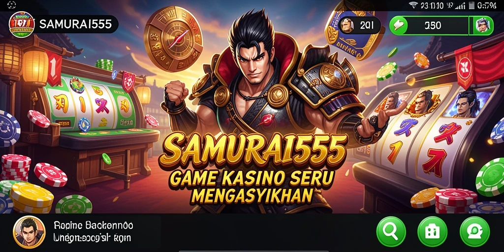 Tampilan gameplay SAMURAI555 yang menegangkan dan mengasyikkan.