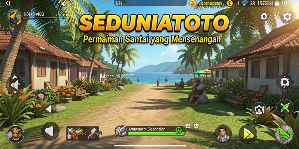 Tangkapan layar utama SEDUNIATOTO menampilkan pengalaman gameplay yang menyenangkan.