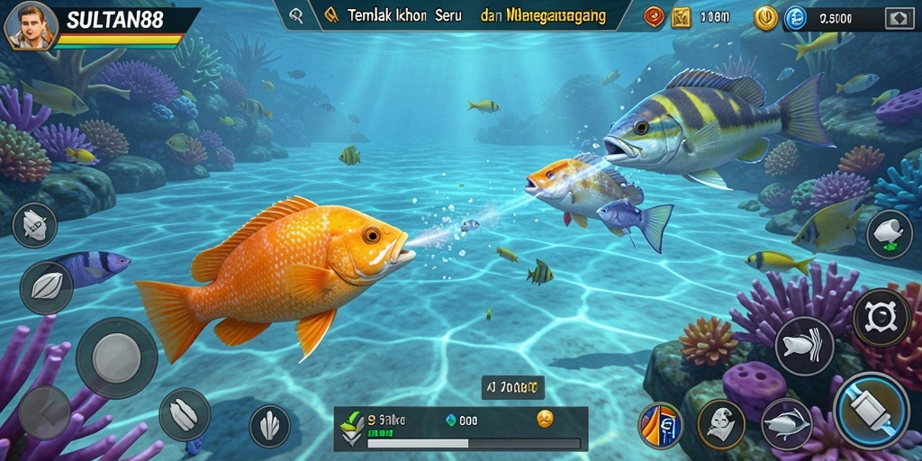 Tangkapan layar gameplay SULTAN88 yang penuh aksi Tembak Ikan.