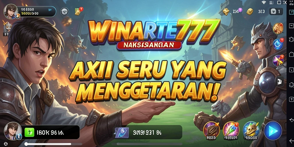 Tampilan gameplay action yang mendebarkan dalam WINRATE777.