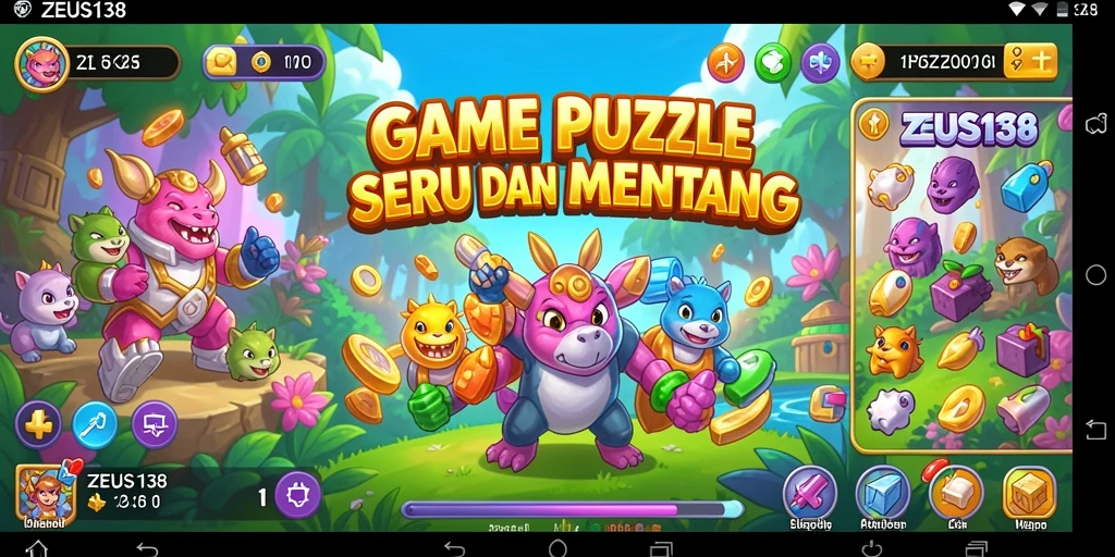 Tampilan gameplay teka-teki seru di ZEUS138 dengan grafik menarik.