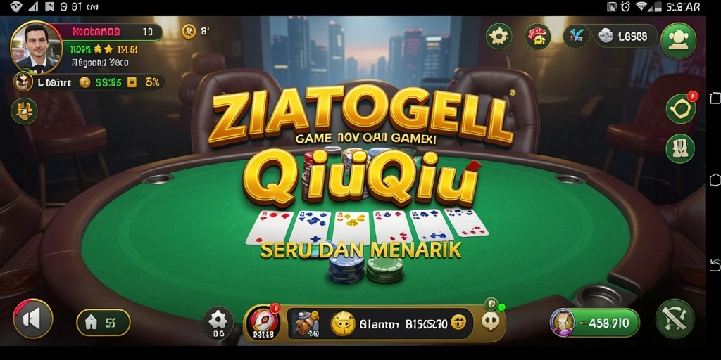 Gameplay seru ZIATOGEL dalam kategori QiuQiu.